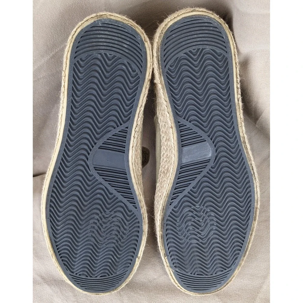 3768 10.5 270/95 Slip‎ On Hemp Wrapped Espadrilles Beige Hawaiian Boat Beach Bum